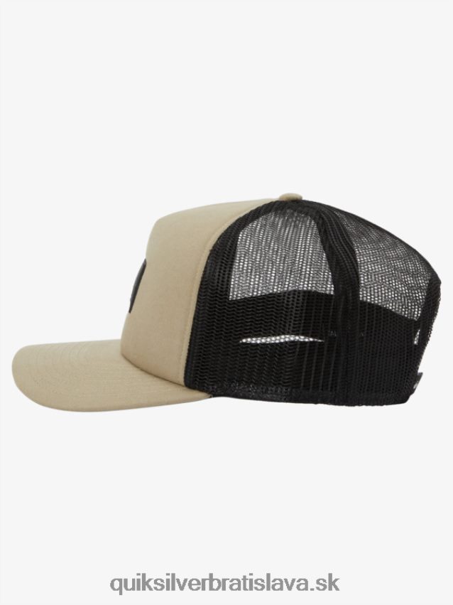 všemocný snapback klobúk Quiksilver muži B80HXR488 olivovo sivá