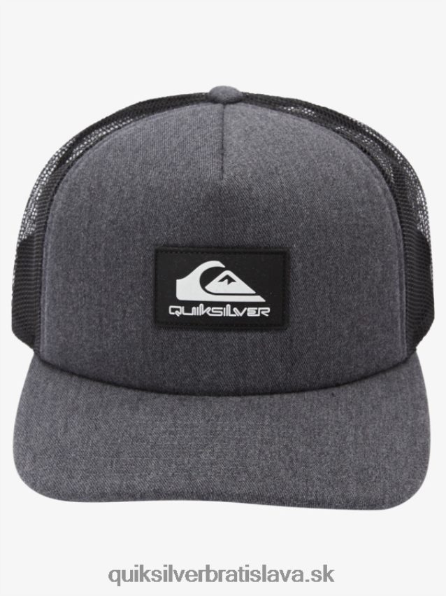 všemocný snapback klobúk Quiksilver muži B80HXR489 vres z dreveného uhlia