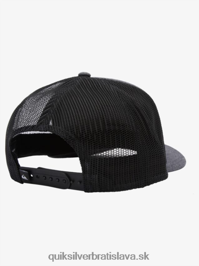 všemocný snapback klobúk Quiksilver muži B80HXR489 vres z dreveného uhlia