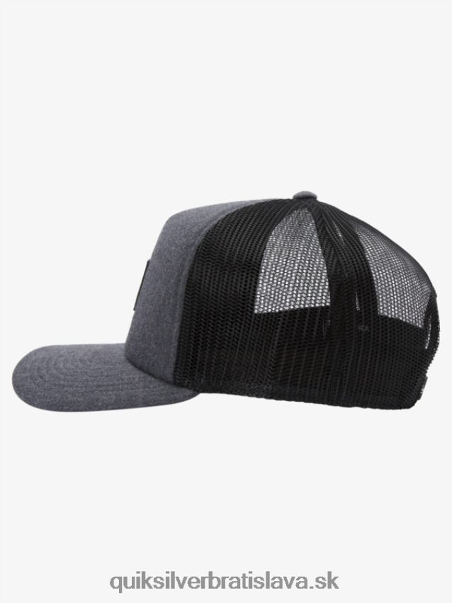 všemocný snapback klobúk Quiksilver muži B80HXR489 vres z dreveného uhlia