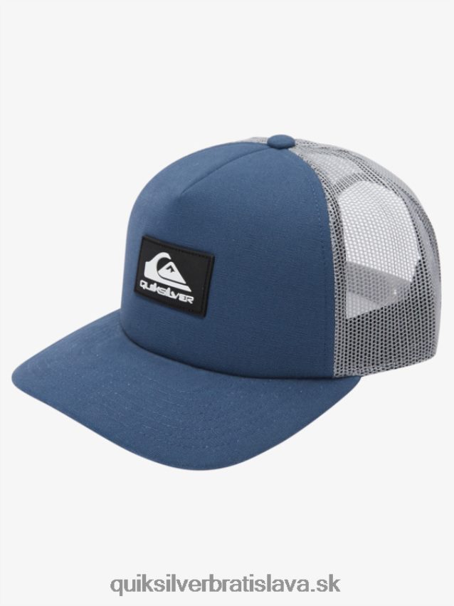všemocný snapback klobúk Quiksilver muži B80HXR490 tmavá bridlica