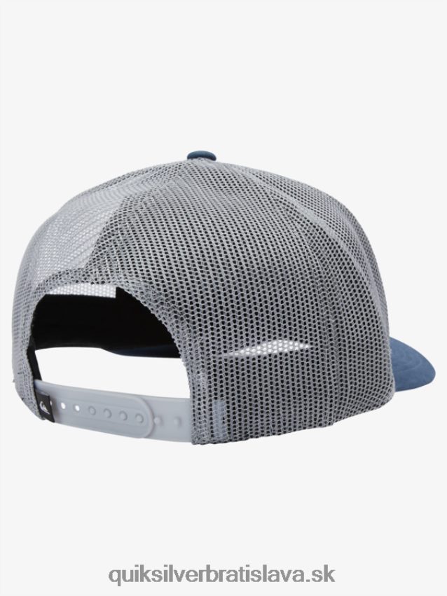 všemocný snapback klobúk Quiksilver muži B80HXR490 tmavá bridlica