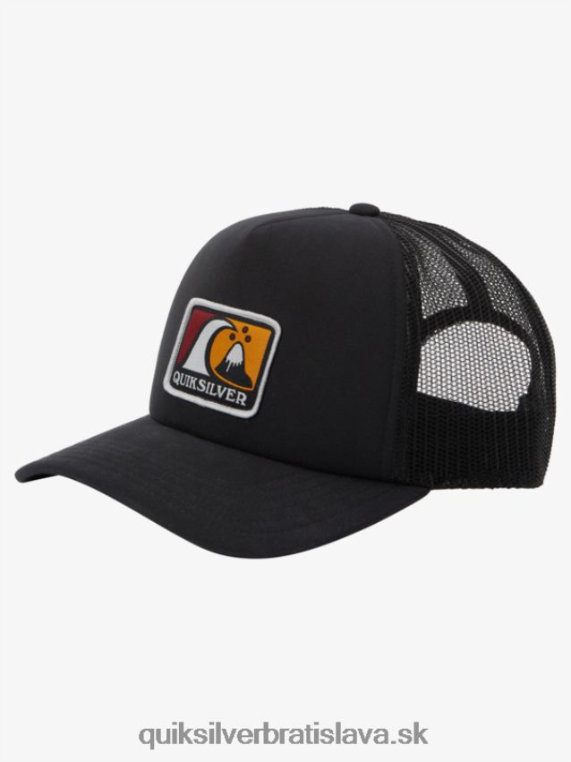 vánok blokovaný snapback klobúk Quiksilver muži B80HXR1724 čierna