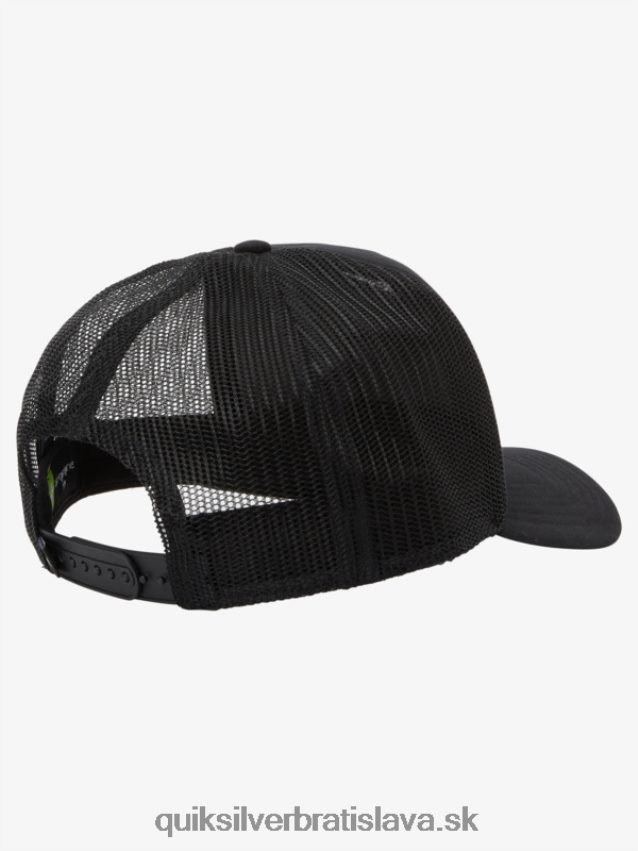 vánok blokovaný snapback klobúk Quiksilver muži B80HXR1724 čierna