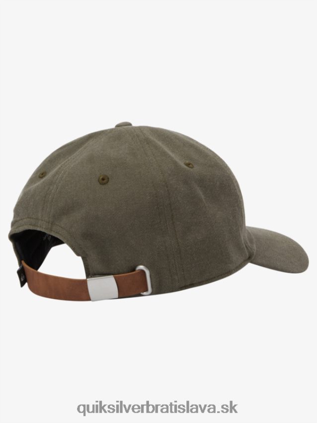 voskovaná z baseballovej čiapky Quiksilver muži B80HXR566 čokoládový kúsok