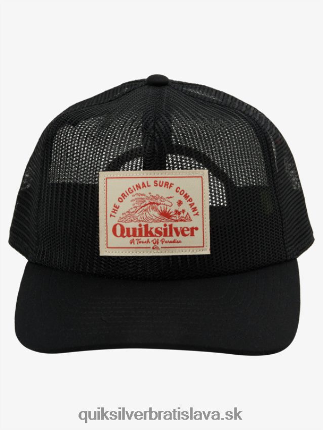 zapletený kamiónový klobúk Quiksilver muži B80HXR1075 čierna