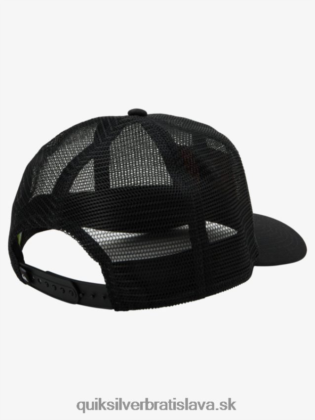 zapletený kamiónový klobúk Quiksilver muži B80HXR1075 čierna