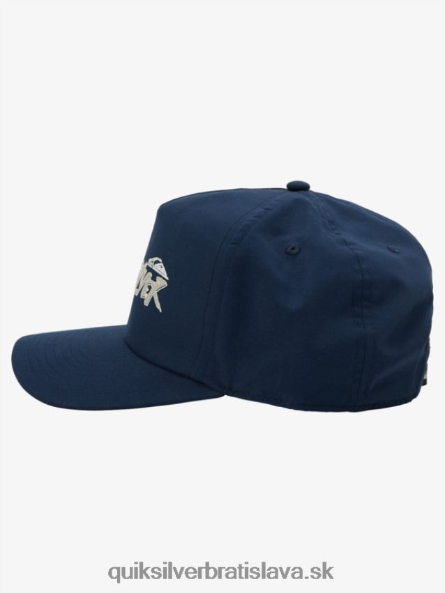 značkový snapback klobúk Quiksilver muži B80HXR1094 polnočné námorníctvo