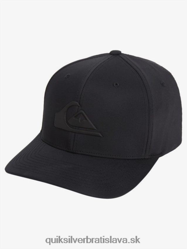 zosilnený flexifit klobúk Quiksilver muži B80HXR943 pravá čierna