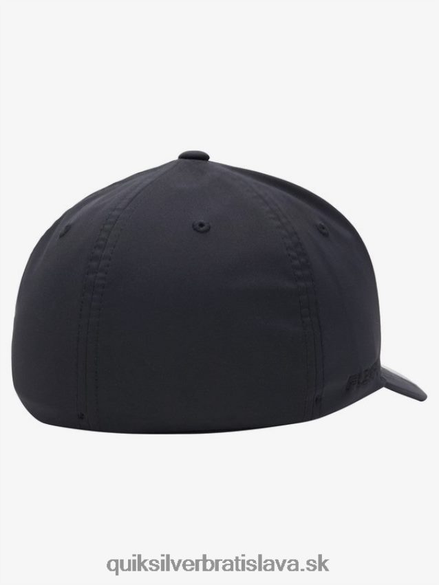 zosilnený flexifit klobúk Quiksilver muži B80HXR943 pravá čierna