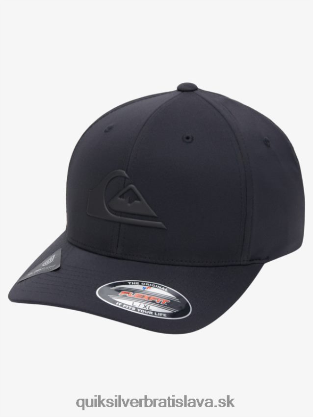 zosilnený flexifit klobúk Quiksilver muži B80HXR943 pravá čierna
