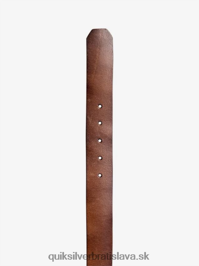každodenný kožený opasok Quiksilver muži B80HXR1054 čokoláda