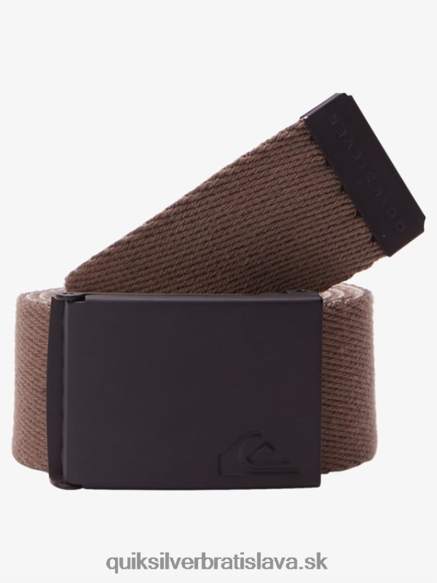 popruhový pás Quiksilver muži B80HXR44 čokoládový kúsok