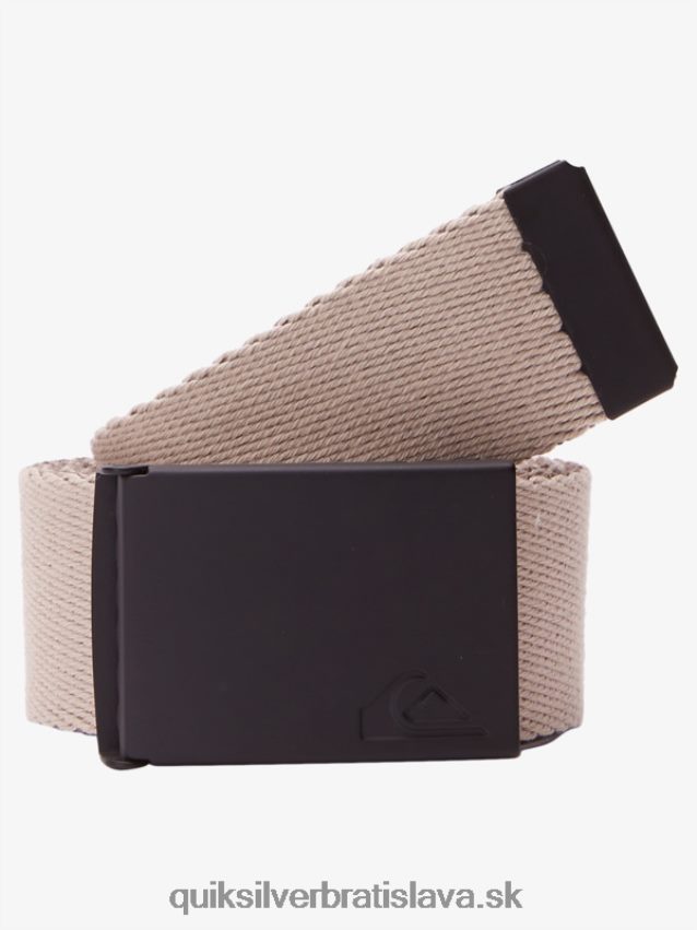 popruhový pás Quiksilver muži B80HXR44 čokoládový kúsok