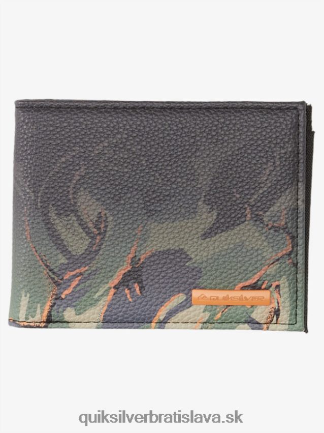 čerstvosť trojzložková peňaženka Quiksilver muži B80HXR727 camo - plage