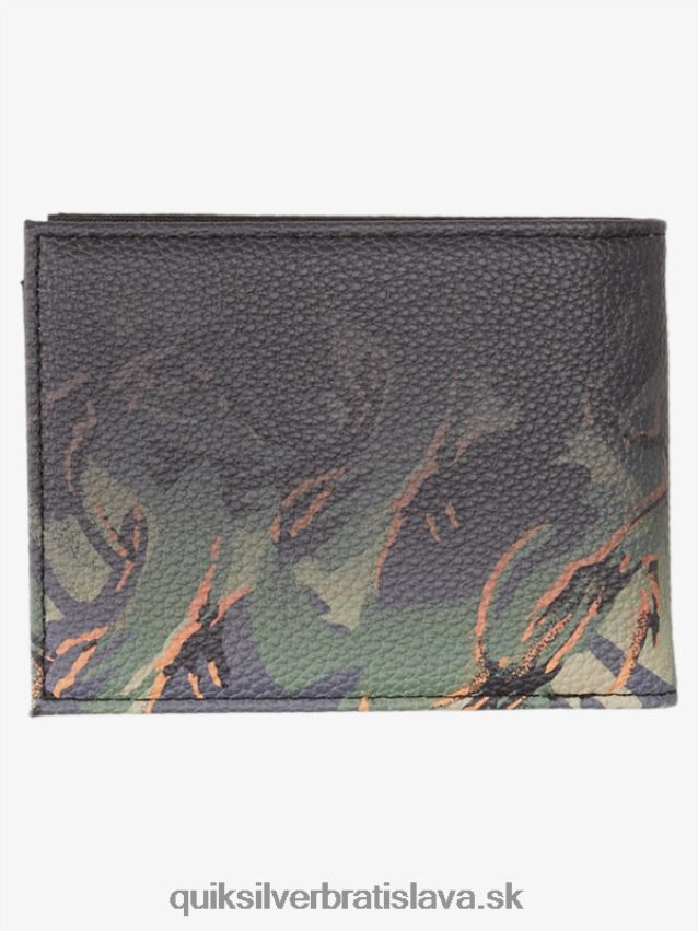 čerstvosť trojzložková peňaženka Quiksilver muži B80HXR727 camo - plage