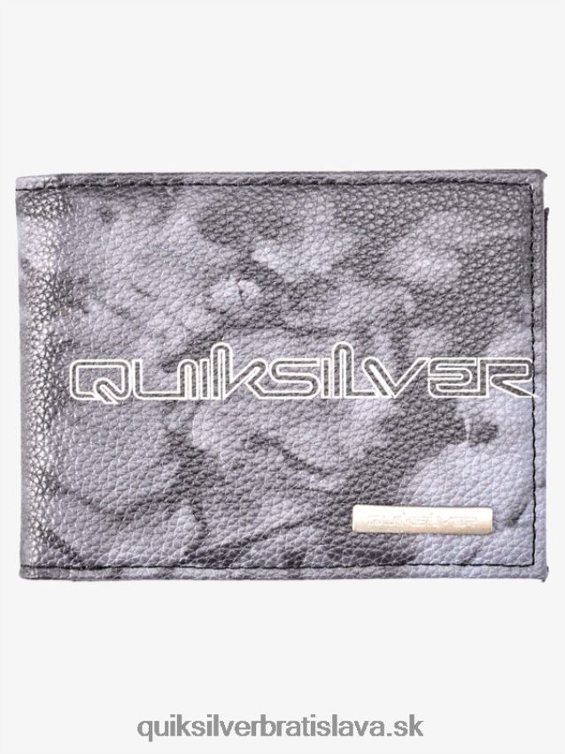 čerstvosť trojzložková peňaženka Quiksilver muži B80HXR728 čierna biela