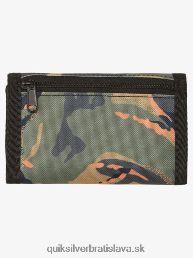 každodenne tlačená trojzložková peňaženka Quiksilver muži B80HXR740 camo - plage