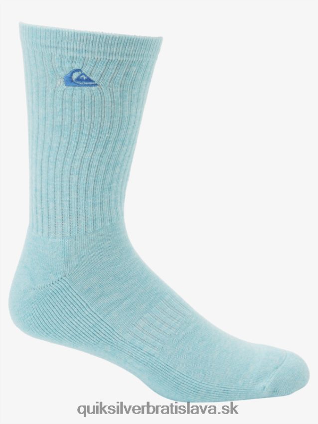 2 balenie pevných ponožiek Quiksilver muži B80HXR1060 svetlo modrá