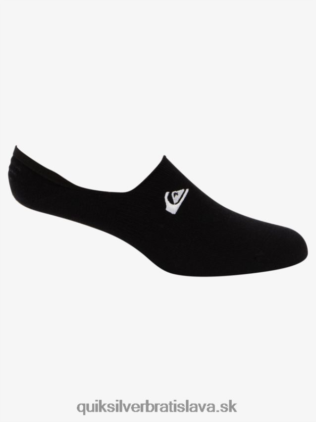 3 balenia bezvýstavných vložkových ponožiek Quiksilver muži B80HXR777 čierna