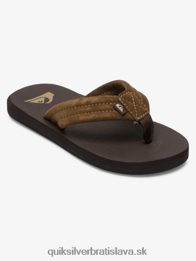 8-16 carver semišové jadrové sandále Quiksilver chlapci B80HXR2093 hnedá 1