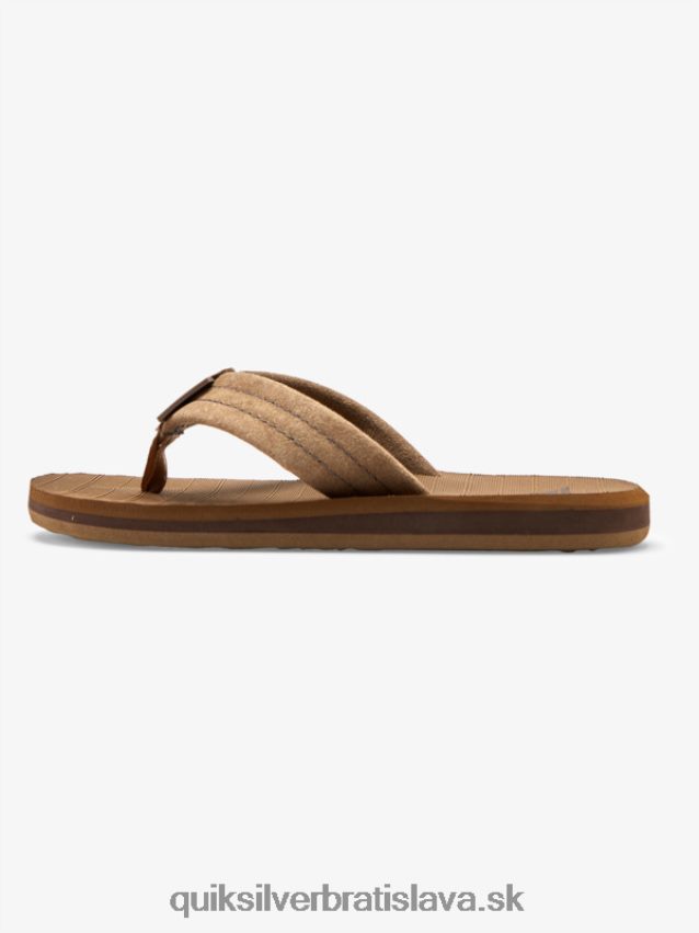 8-16 carver semišové kožené sandále Quiksilver chlapci B80HXR2282 opálená - pevná