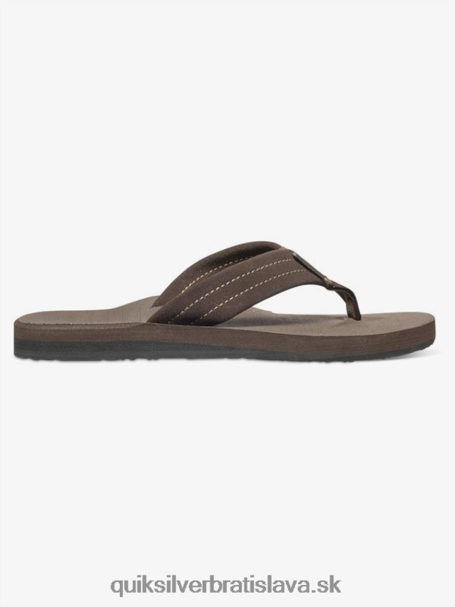 8-16 carver semišové kožené sandále Quiksilver chlapci B80HXR2283 demitasse - pevný