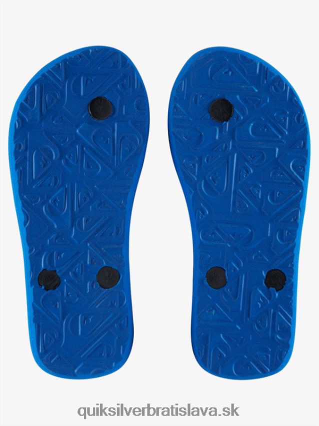 8-16 molokai jadrové žabky Quiksilver chlapci B80HXR2167 modrá 1