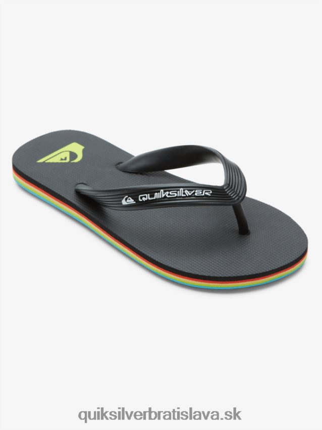 8-16 molokai jadrové žabky Quiksilver chlapci B80HXR2169 čierna