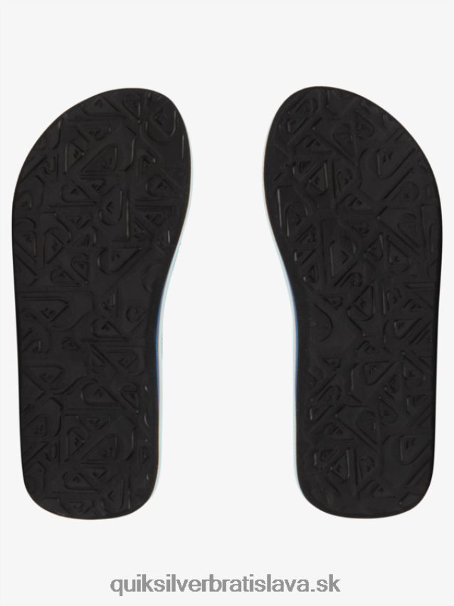 8-16 molokai ležiace sandále Quiksilver chlapci B80HXR1991 modrá 2