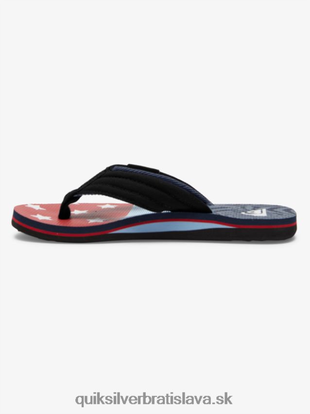 8-16 molokai ležiace sandále Quiksilver chlapci B80HXR1992 modrá 3
