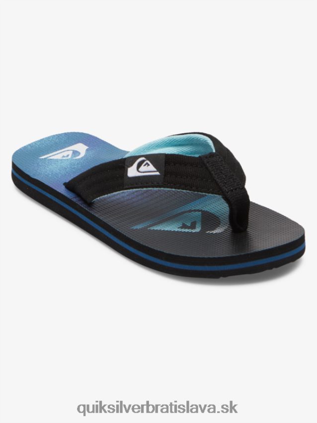 8-16 molokai ležiace sandále Quiksilver chlapci B80HXR1993 modrá 1