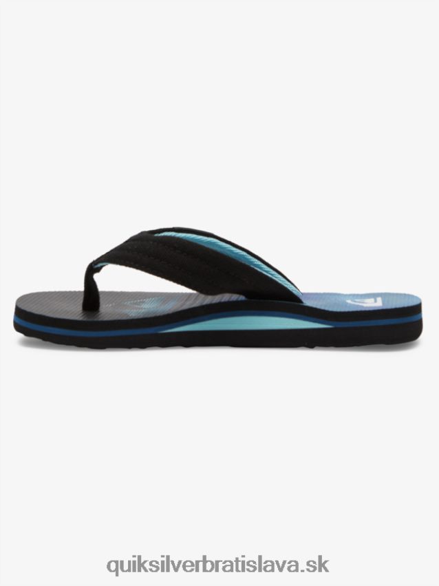 8-16 molokai ležiace sandále Quiksilver chlapci B80HXR1993 modrá 1