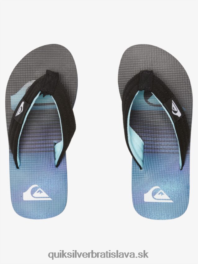 8-16 molokai ležiace sandále Quiksilver chlapci B80HXR1993 modrá 1