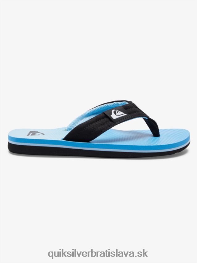 8-16 molokai ležiace sandále Quiksilver chlapci B80HXR1996 modrá 7
