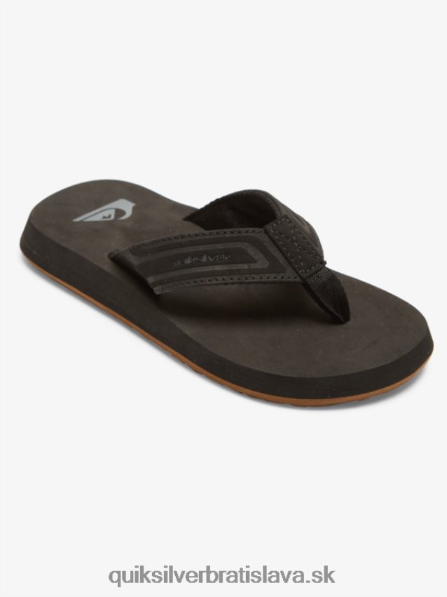 8-16 monkey wrench core sandále Quiksilver chlapci B80HXR2181 čierna