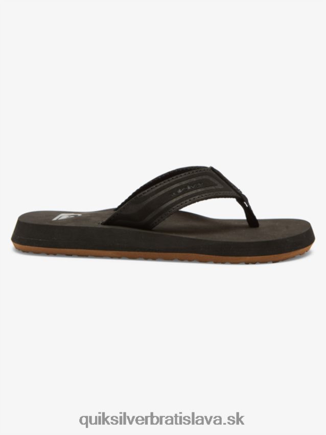 8-16 monkey wrench core sandále Quiksilver chlapci B80HXR2181 čierna