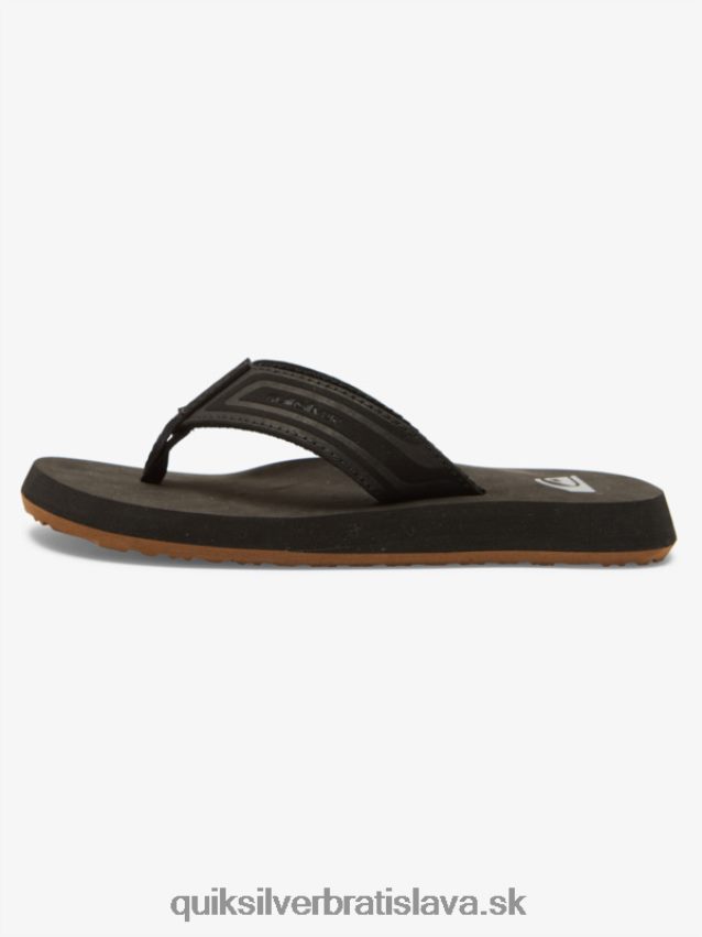 8-16 monkey wrench core sandále Quiksilver chlapci B80HXR2181 čierna