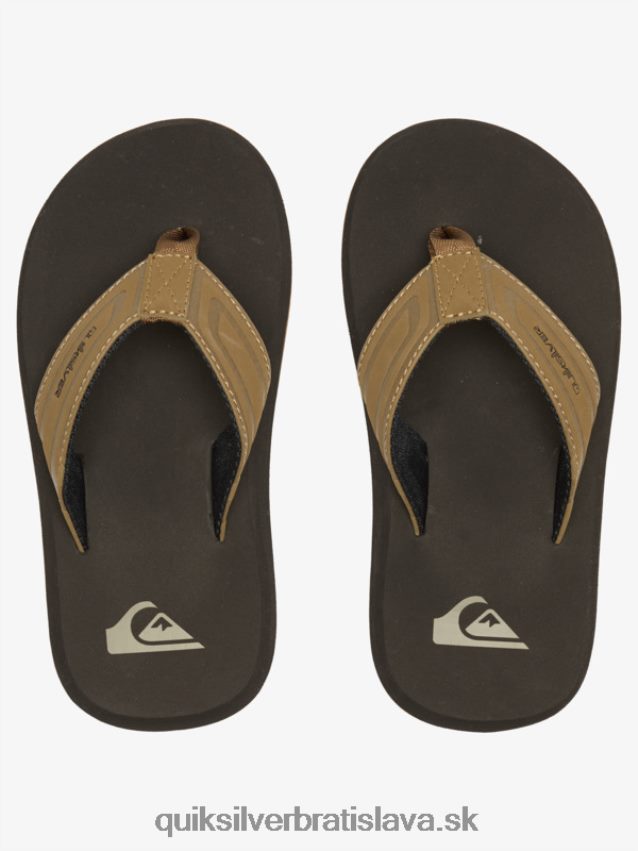 8-16 monkey wrench core sandále Quiksilver chlapci B80HXR2182 opálenie 1