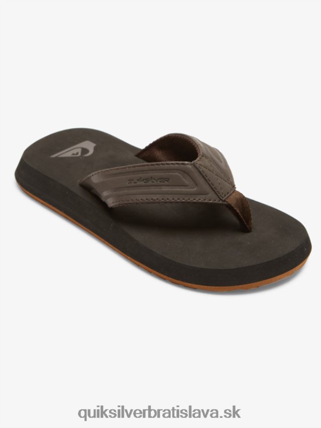 8-16 monkey wrench core sandále Quiksilver chlapci B80HXR2183 hnedá 1