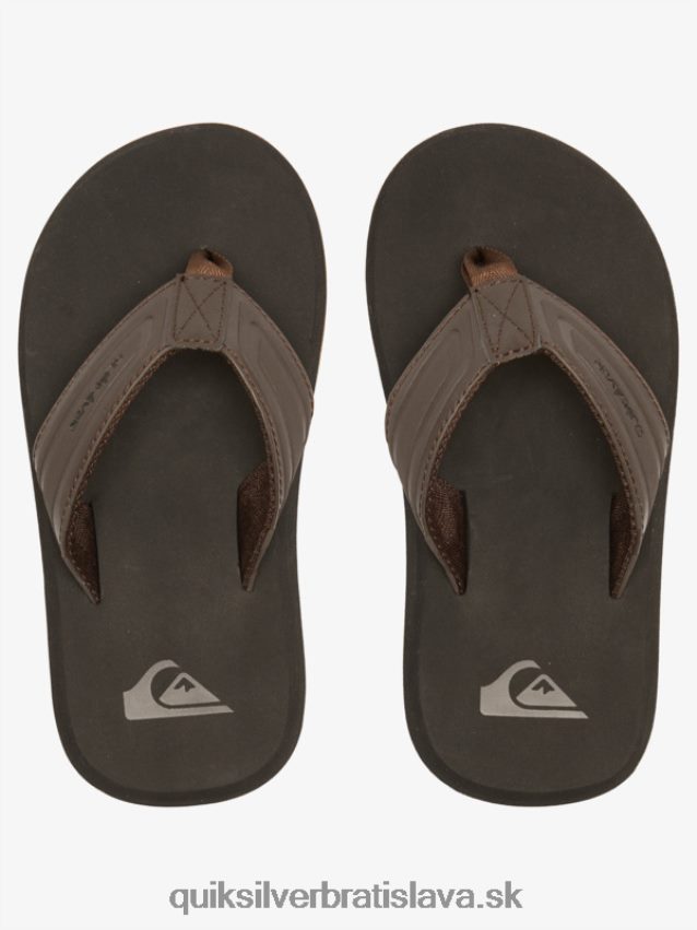 8-16 monkey wrench core sandále Quiksilver chlapci B80HXR2183 hnedá 1