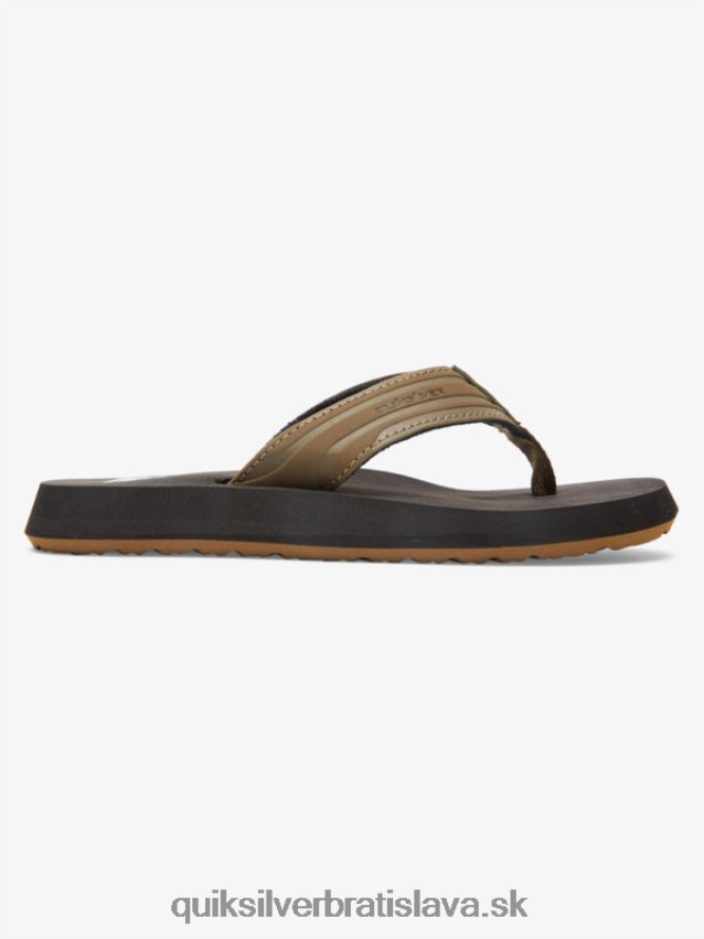 8-16 monkey wrench sandals Quiksilver chlapci B80HXR2284 opálená - pevná