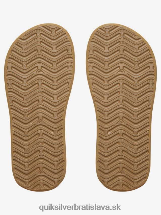 8-16 monkey wrench sandals Quiksilver chlapci B80HXR2284 opálená - pevná