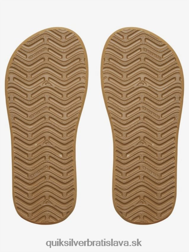 8-16 monkey wrench sandals Quiksilver chlapci B80HXR2285 čierna/hnedá