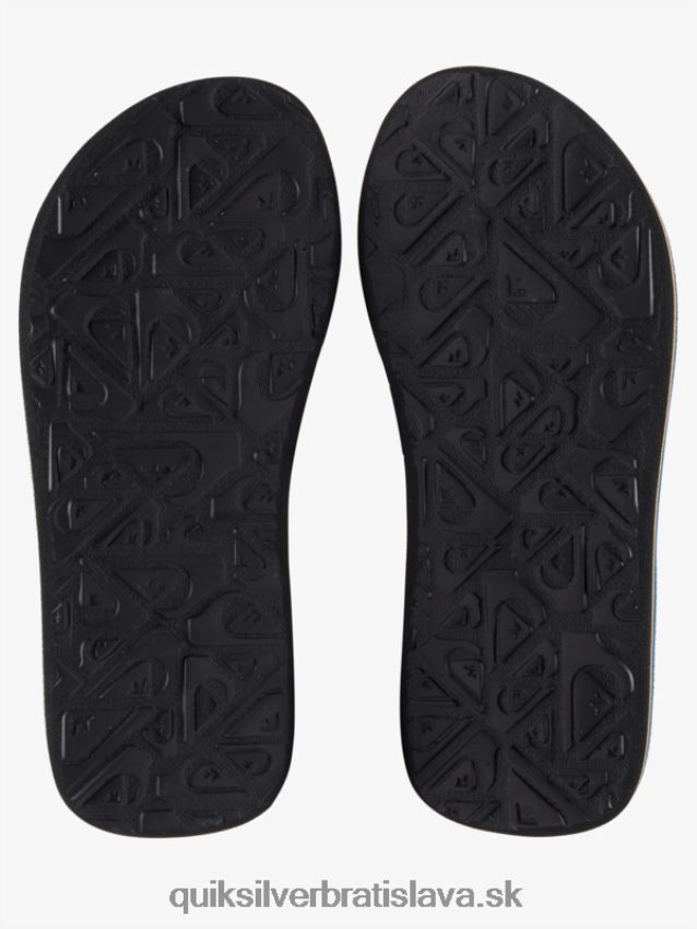 8-16 prešívané sandále molokai Quiksilver chlapci B80HXR2149 modrá 1