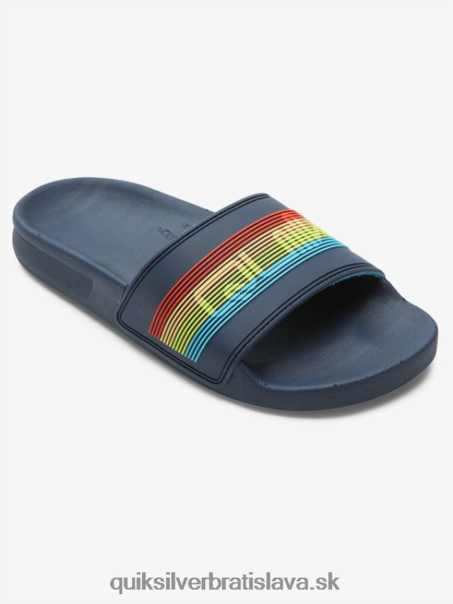 Sklzové sandále 8-16 rivi wordmark Quiksilver chlapci B80HXR2162 modrá 2