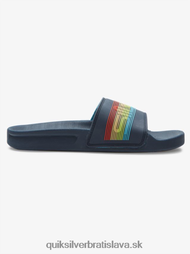 Sklzové sandále 8-16 rivi wordmark Quiksilver chlapci B80HXR2162 modrá 2