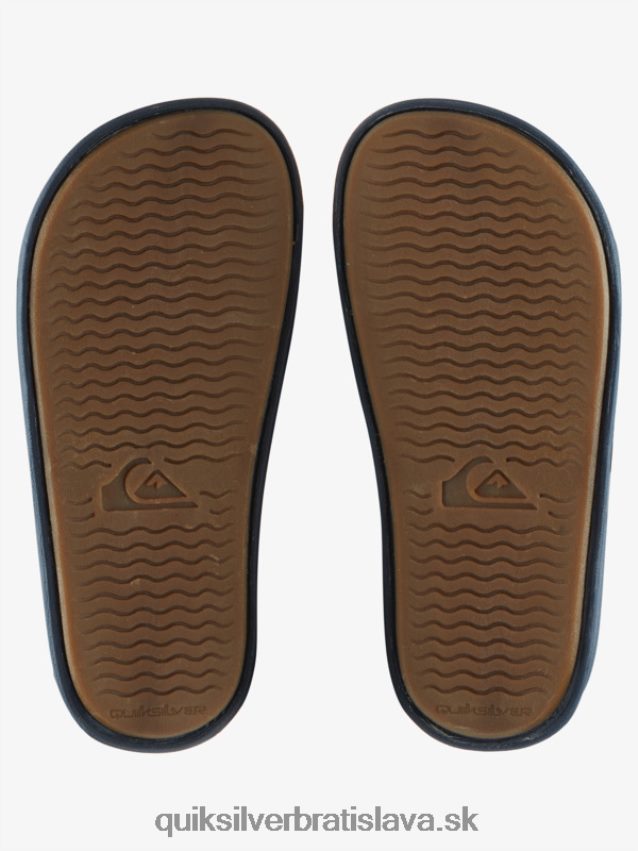 Sklzové sandále 8-16 rivi wordmark Quiksilver chlapci B80HXR2162 modrá 2