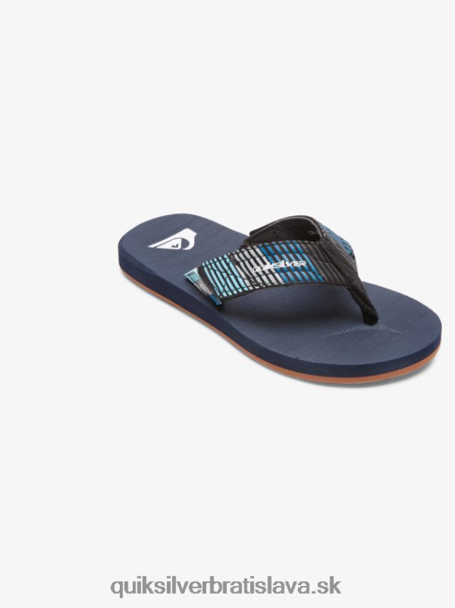 Vypínacie sandále carver 8-16 Quiksilver chlapci B80HXR2212 modrá 3