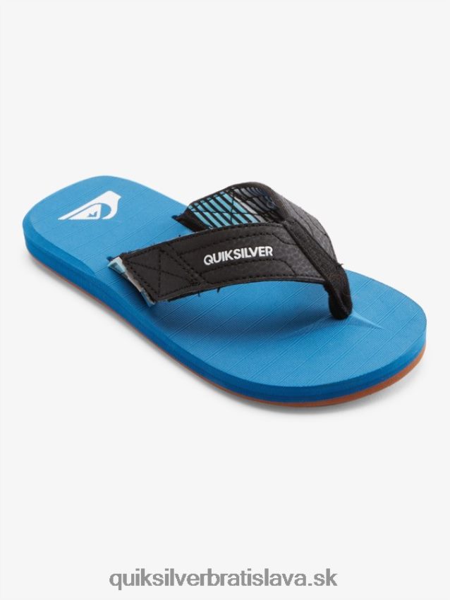 Vypínacie sandále carver 8-16 Quiksilver chlapci B80HXR2213 modrá 2